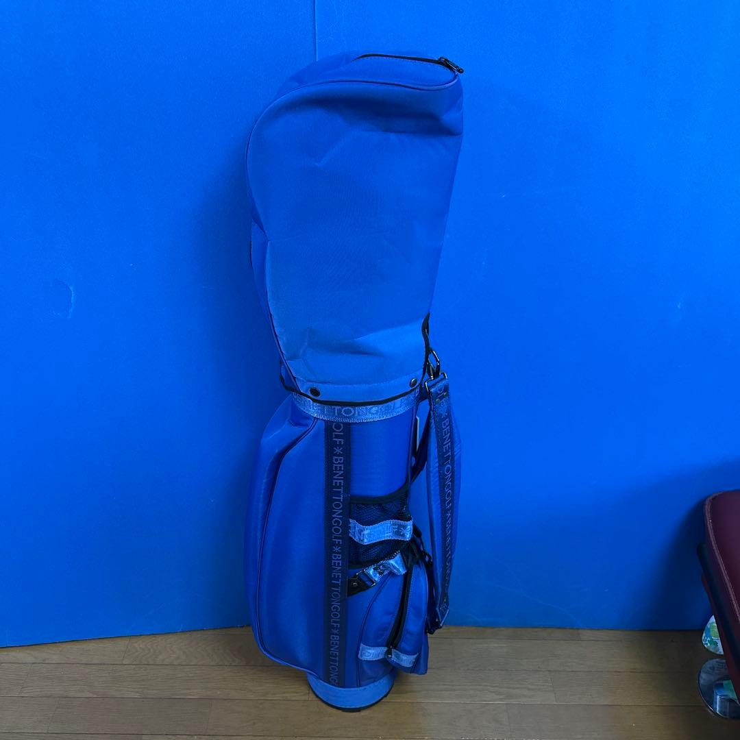 BENETTON GOLF キャディバッグ 青