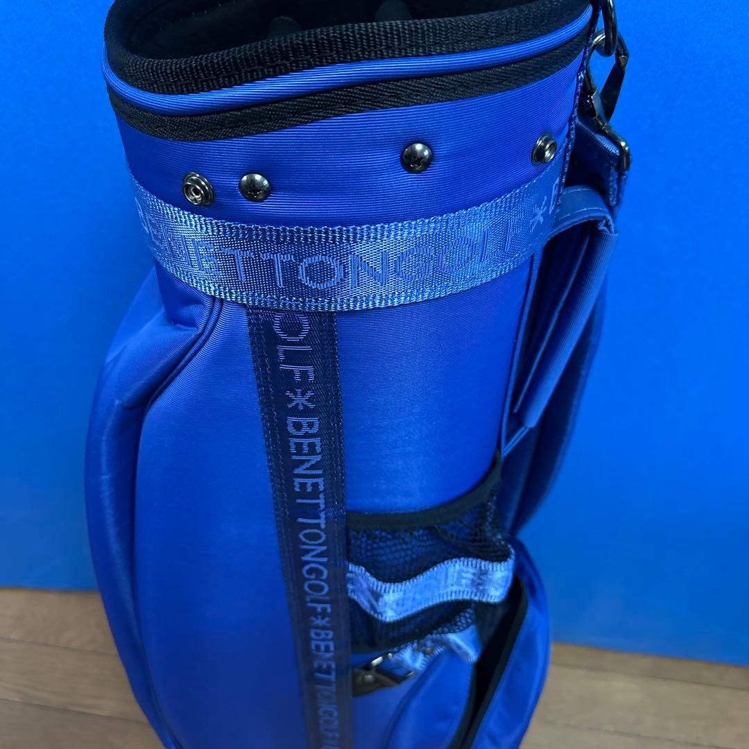 BENETTON GOLF キャディバッグ 青
