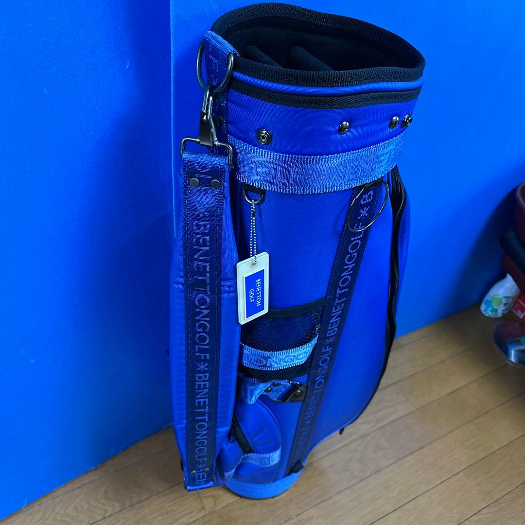 BENETTON GOLF キャディバッグ 青