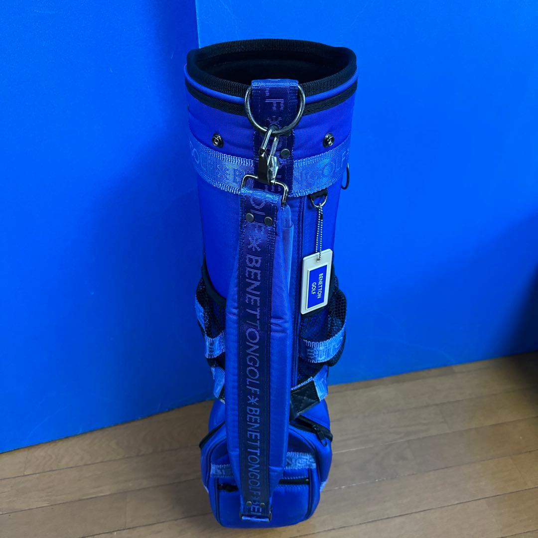 BENETTON GOLF キャディバッグ 青