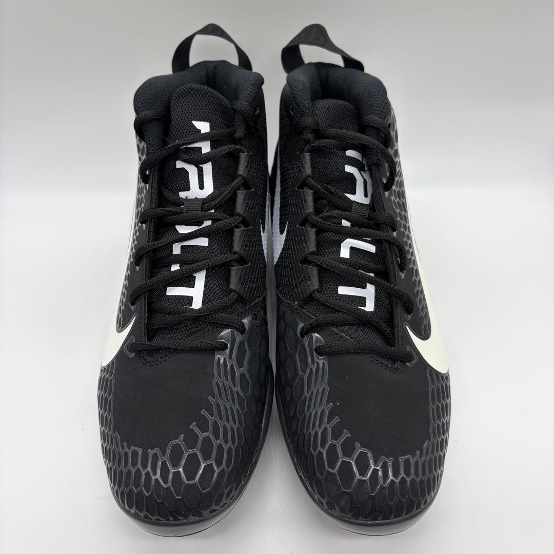 NIKE トラウト 野球 スパイク ブラック 黒 28.5㎝ ミドルカット 軽量