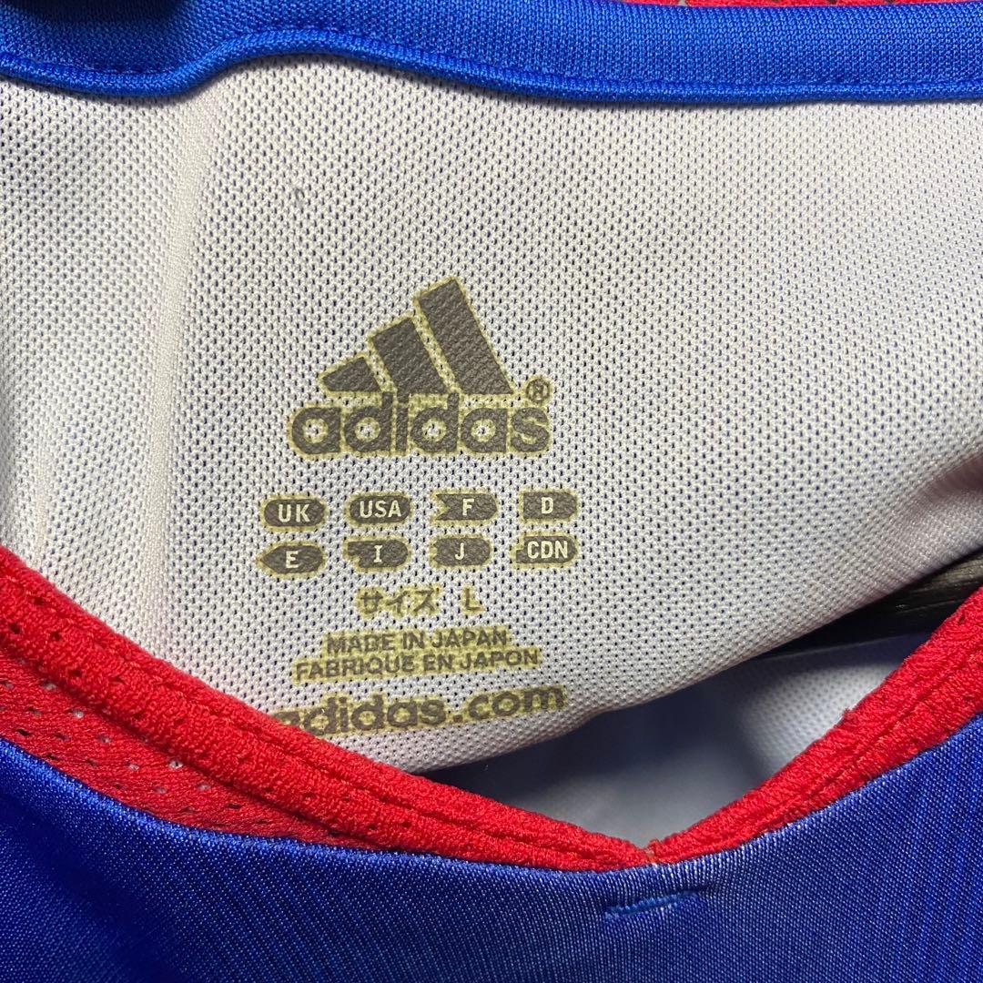 adidas サッカー日本代表 ユニフォーム L サイズ　中村俊輔 日本製