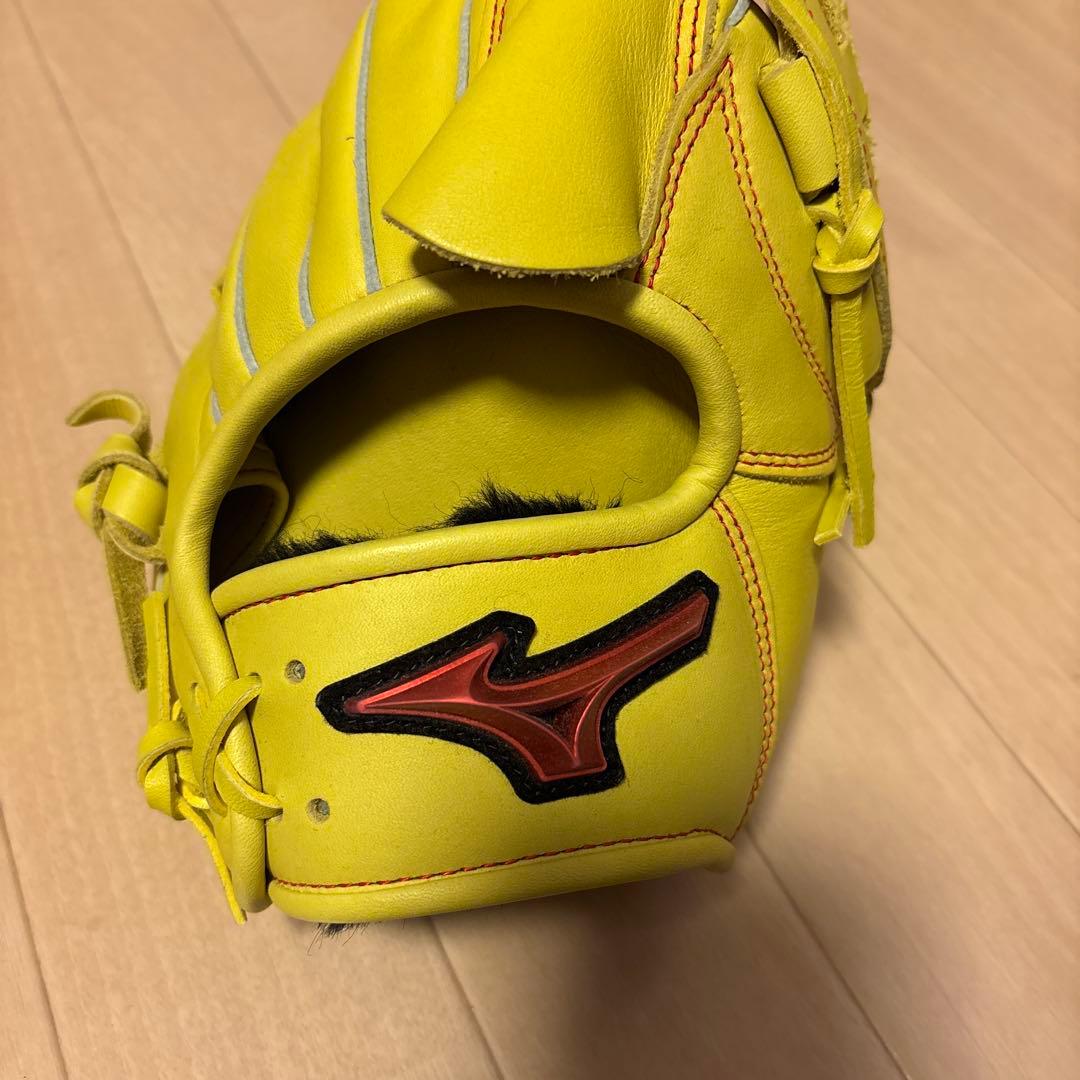 ミズノ 軟式野球グローブ イエロー