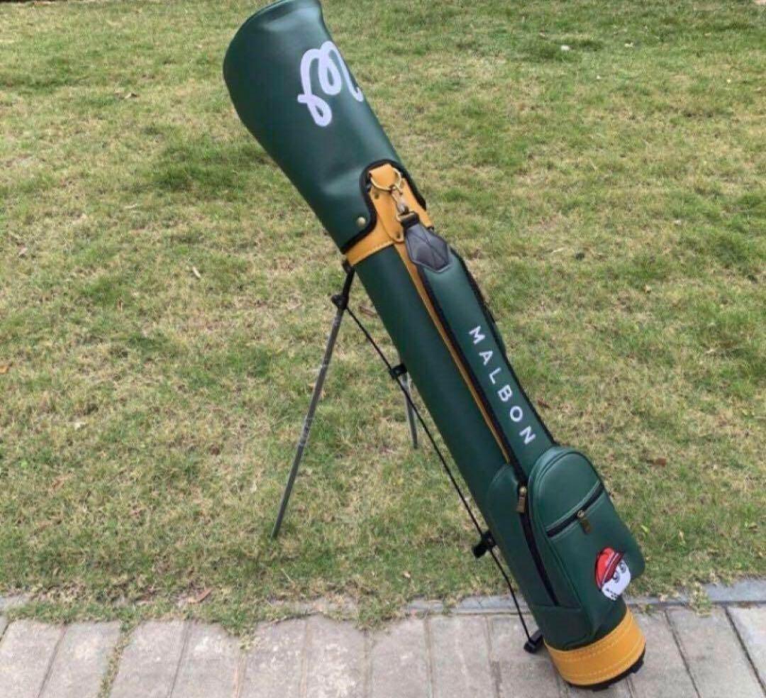 マルボンゴルフ ラウンドスタンドキャディバッグ セルフスタンドバッグ 緑