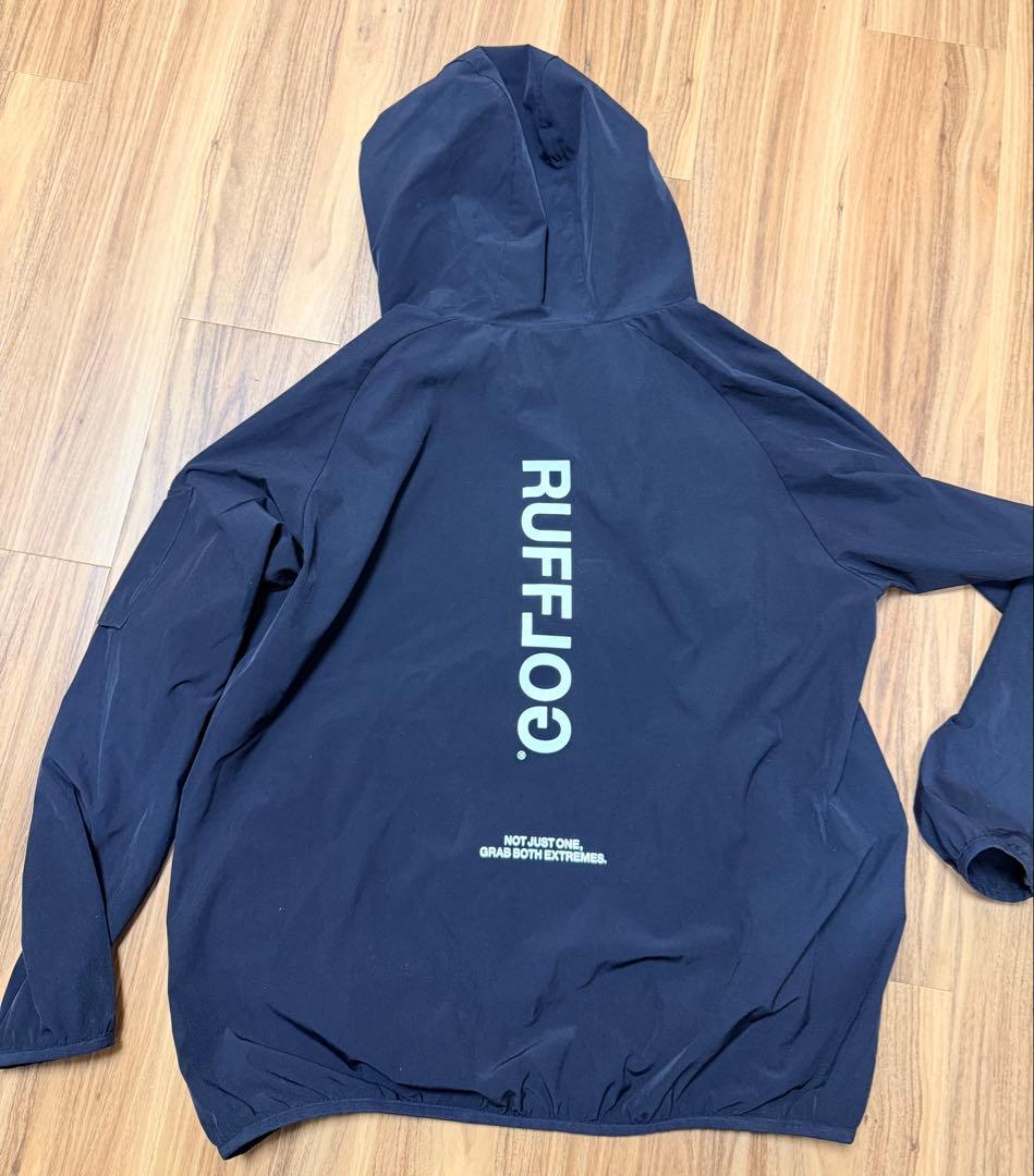 RUFFLOGラフロッグ フード付きジャケット XL ブラック