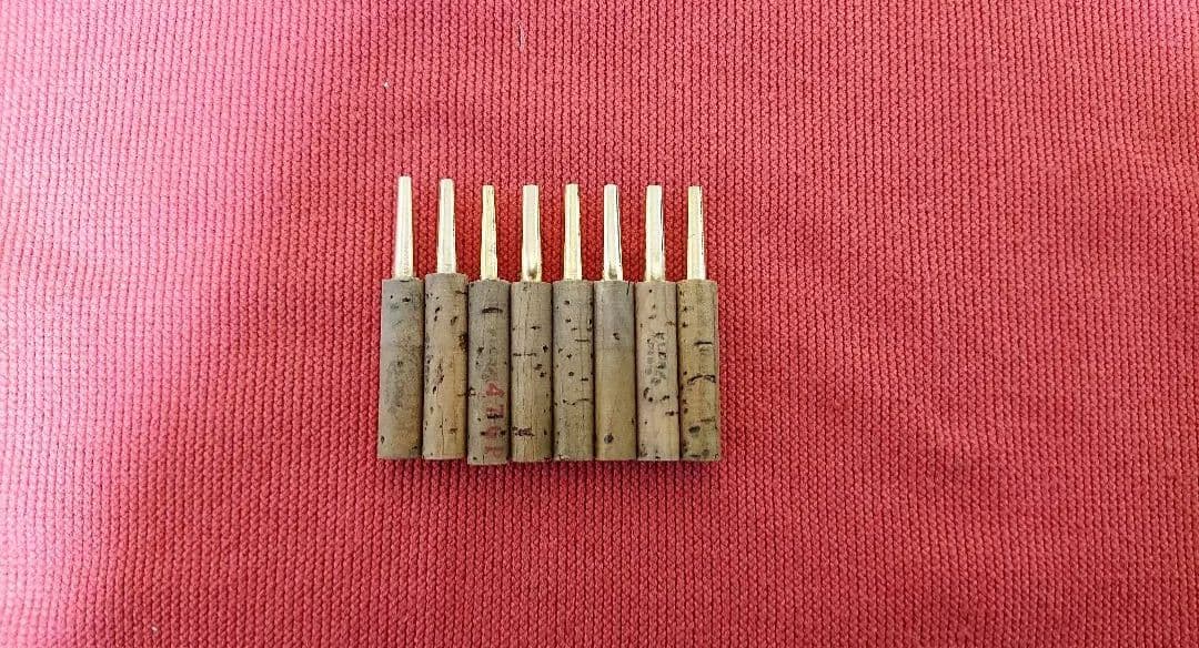 オーボエ チューブ ロレー 金メッキ 47ミリ 23本セット