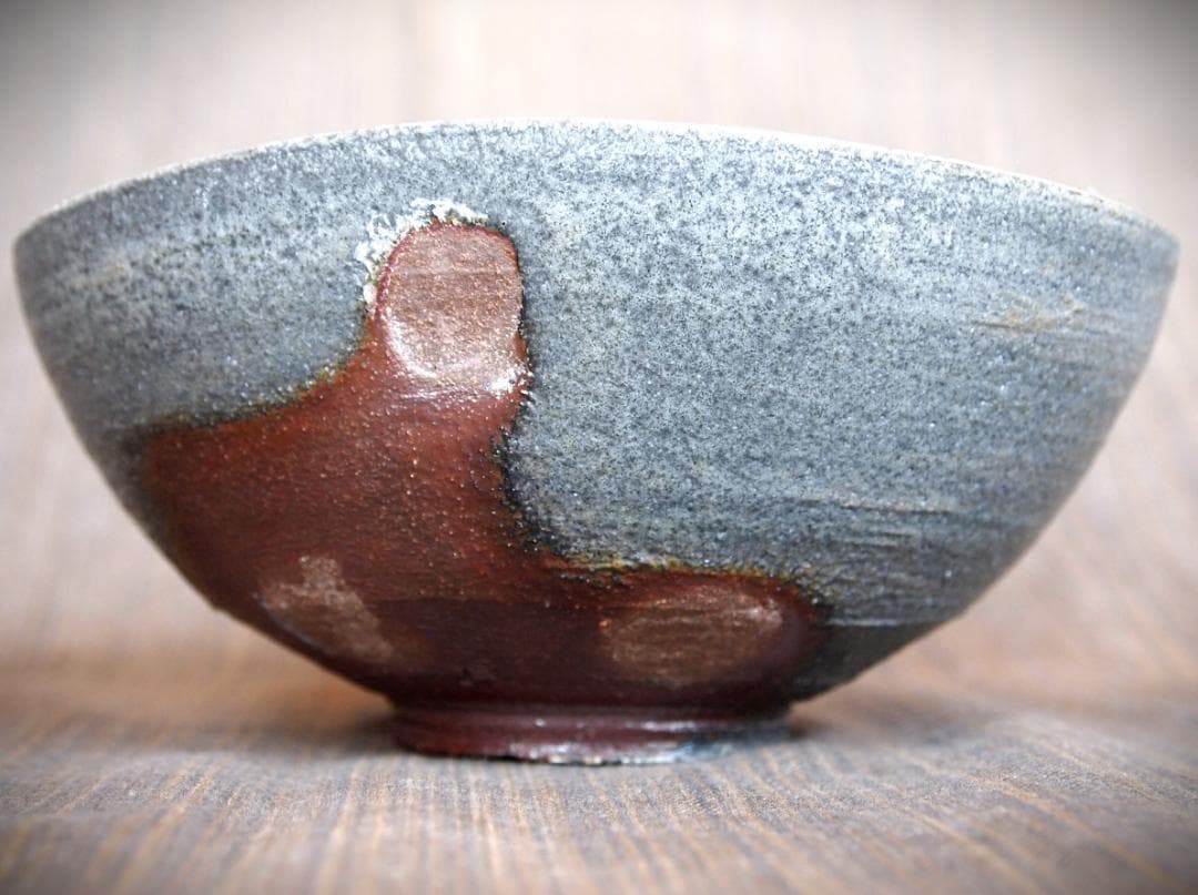 希少作★鯉江明【父＆師：鯉江良二】St. JOHN手茶碗B★共箱