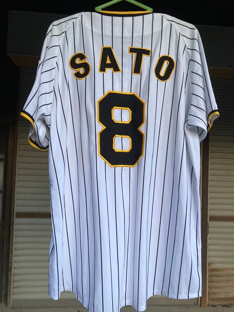 本塁打　打点王記念　美品　佐藤輝明　阪神　刺繍　ユニフォーム　Lサイズ