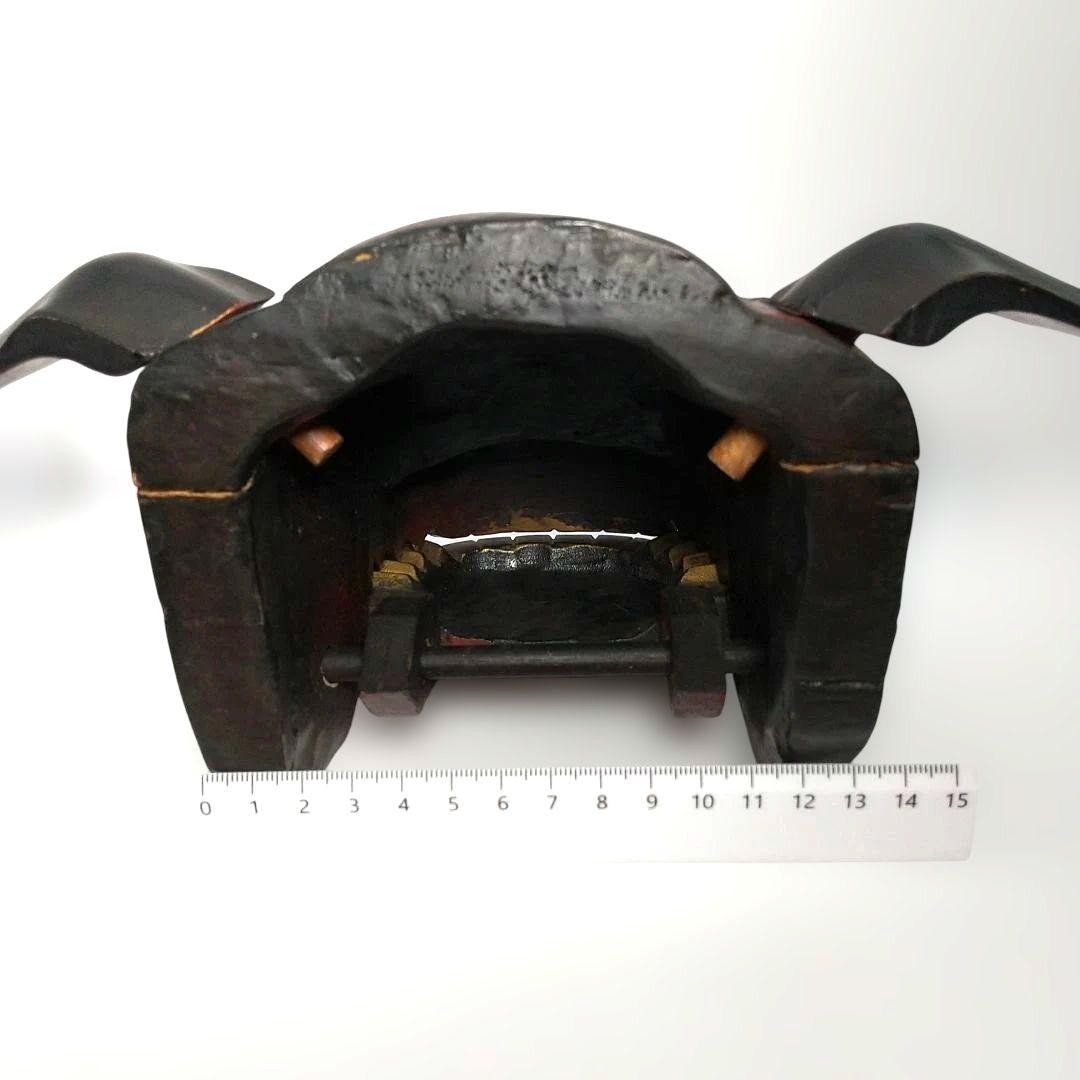 【希少な民芸品・美品】獅子頭 獅子舞