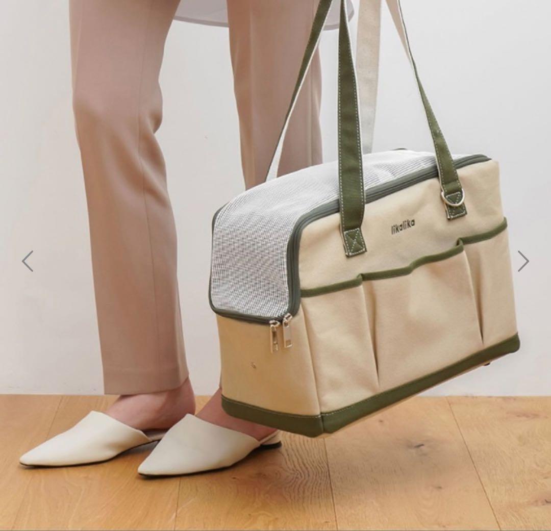 lika lika キャリーバッグ Mサイズ クッション付き 韓国