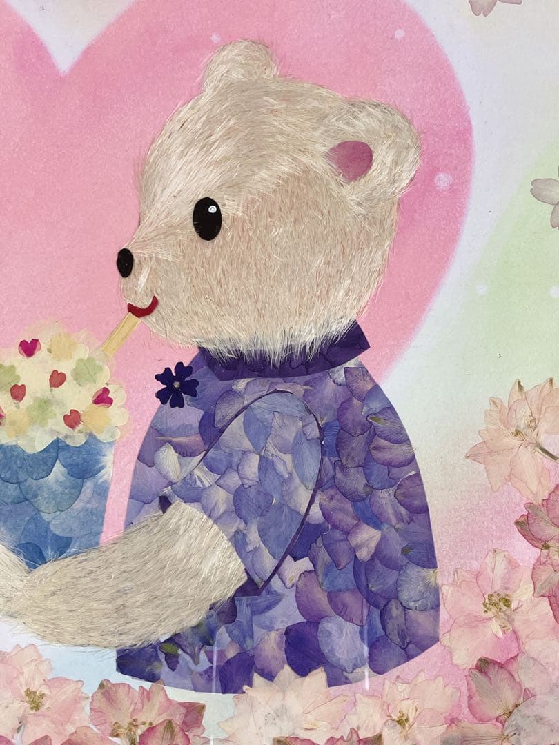 押し花アート額【 タテ34cm×ヨコ40cm】