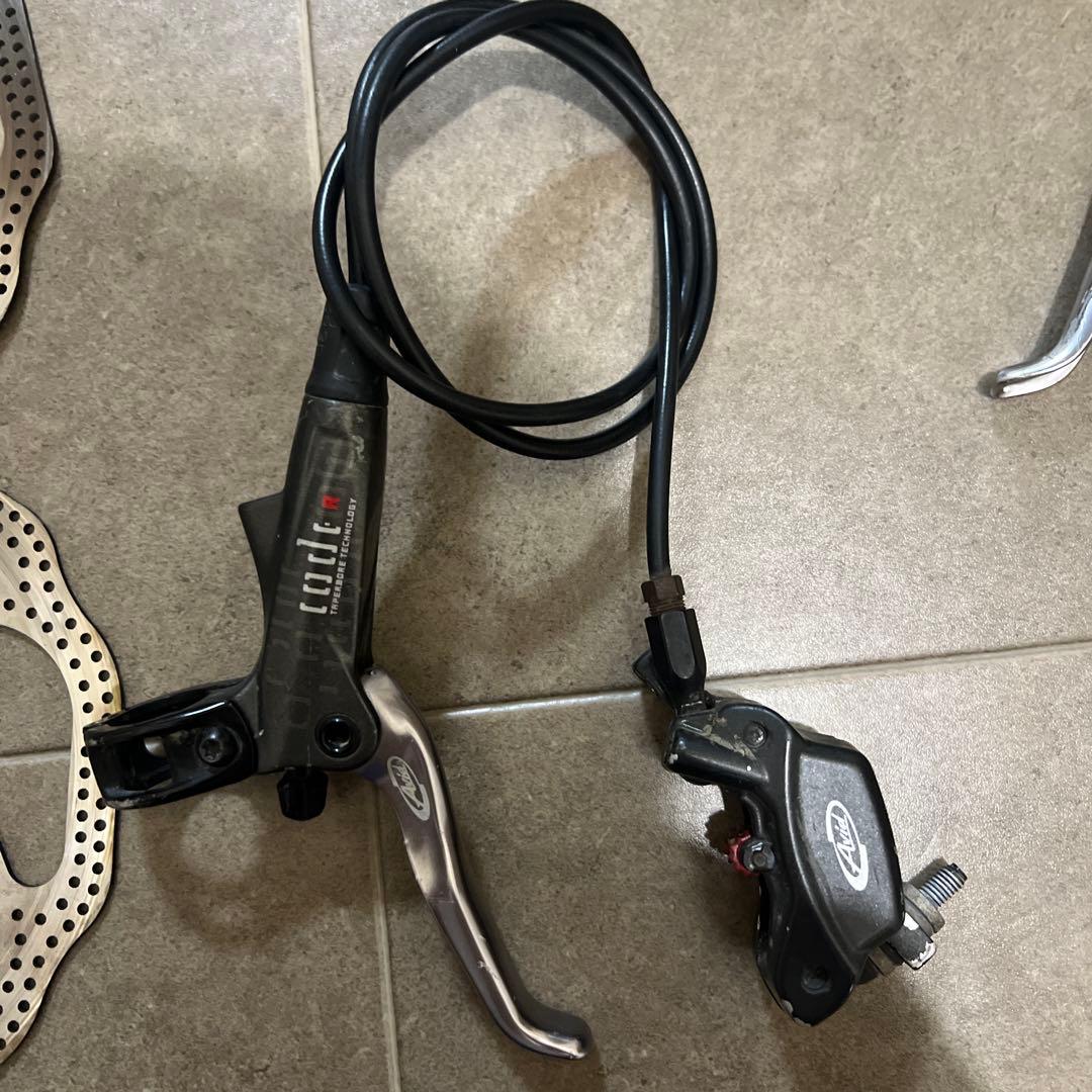 Avid 油圧ブレーキ　4ポッド　180mmローター　セット