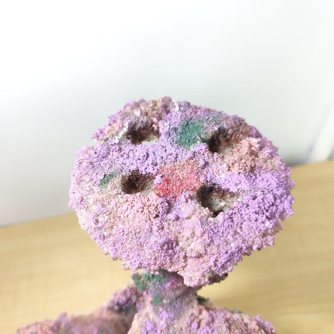 プラグ穴付き アク抜き不要人工ライブロック 海水水槽 レプリカ コーラルフラグ2