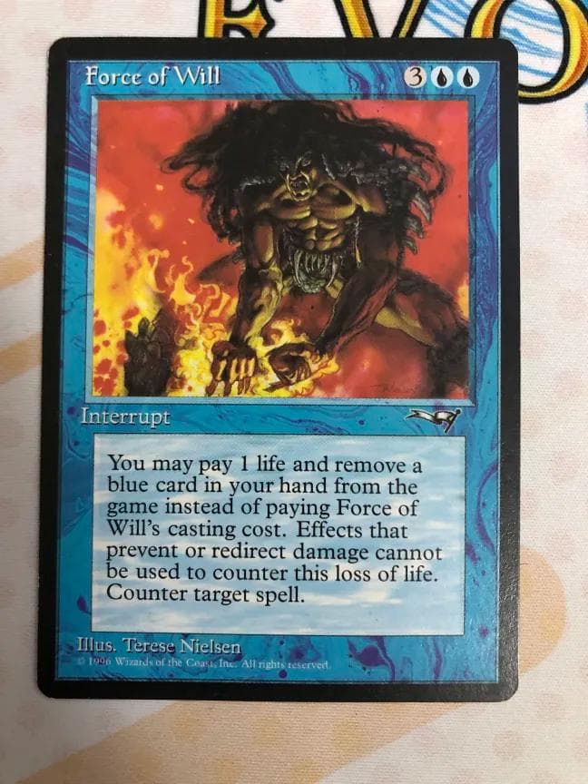 mtg 意志の力1枚