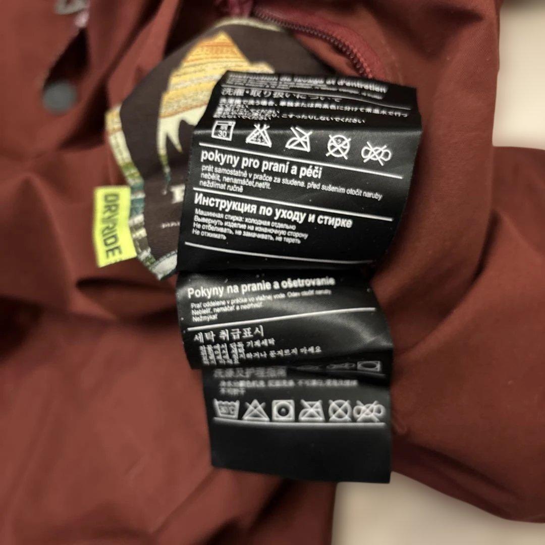 バートン BURTON リバーシブル アノラック ウェア S 蛇パッチ M相当