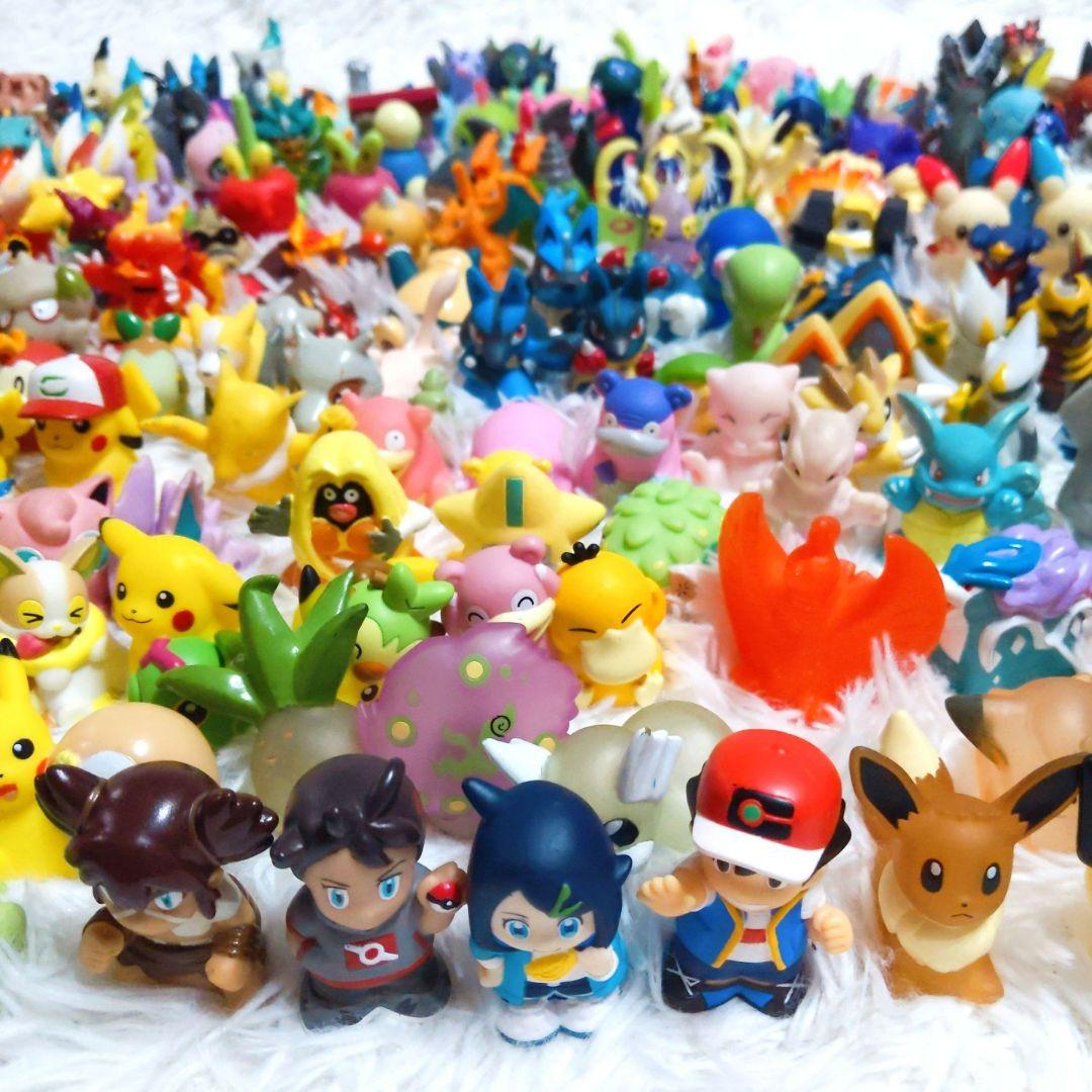 初期ポケモンキッズ まとめ売り ポケモン ソフビ クリア 当時物 217体