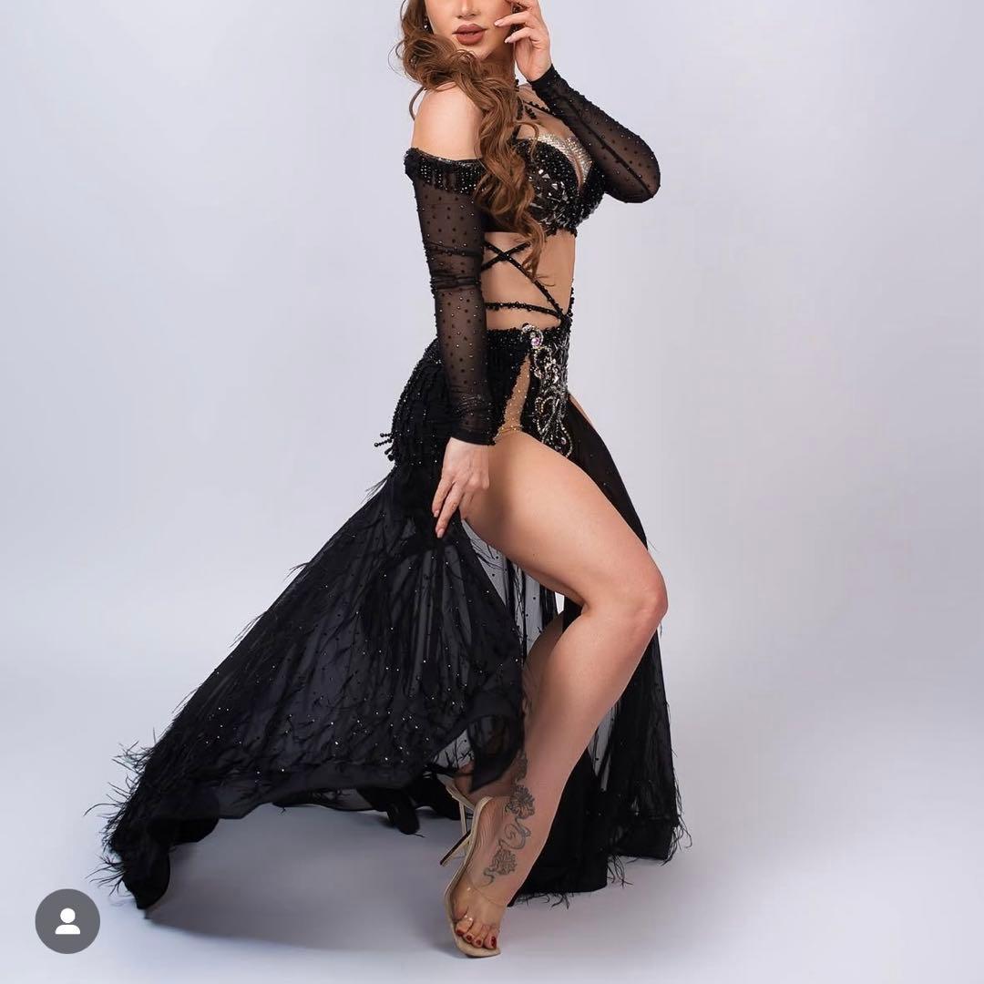 amiraDesign 白　ベリーダンス衣装