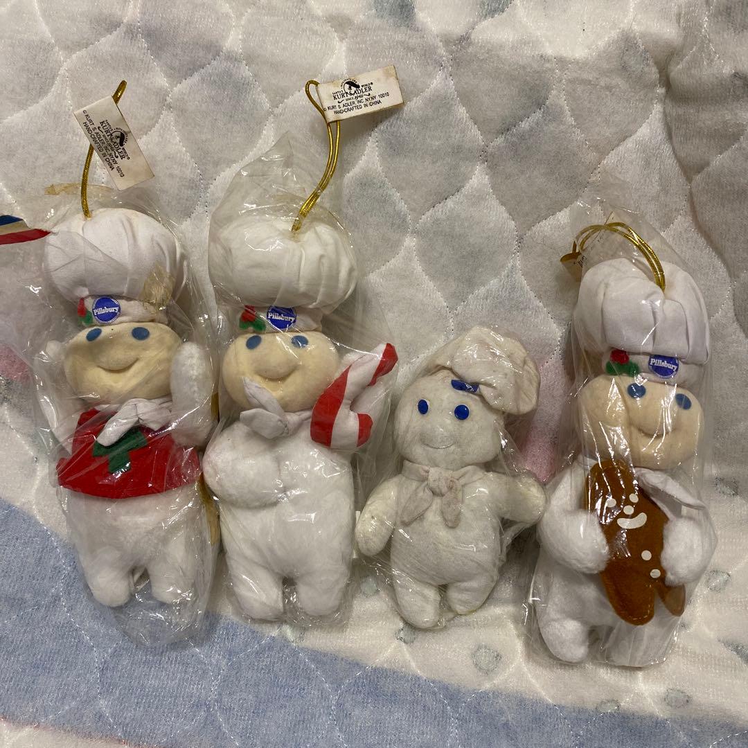 ドゥボーイ　pillsbury doughboy オーナメント　ツリー4体セット