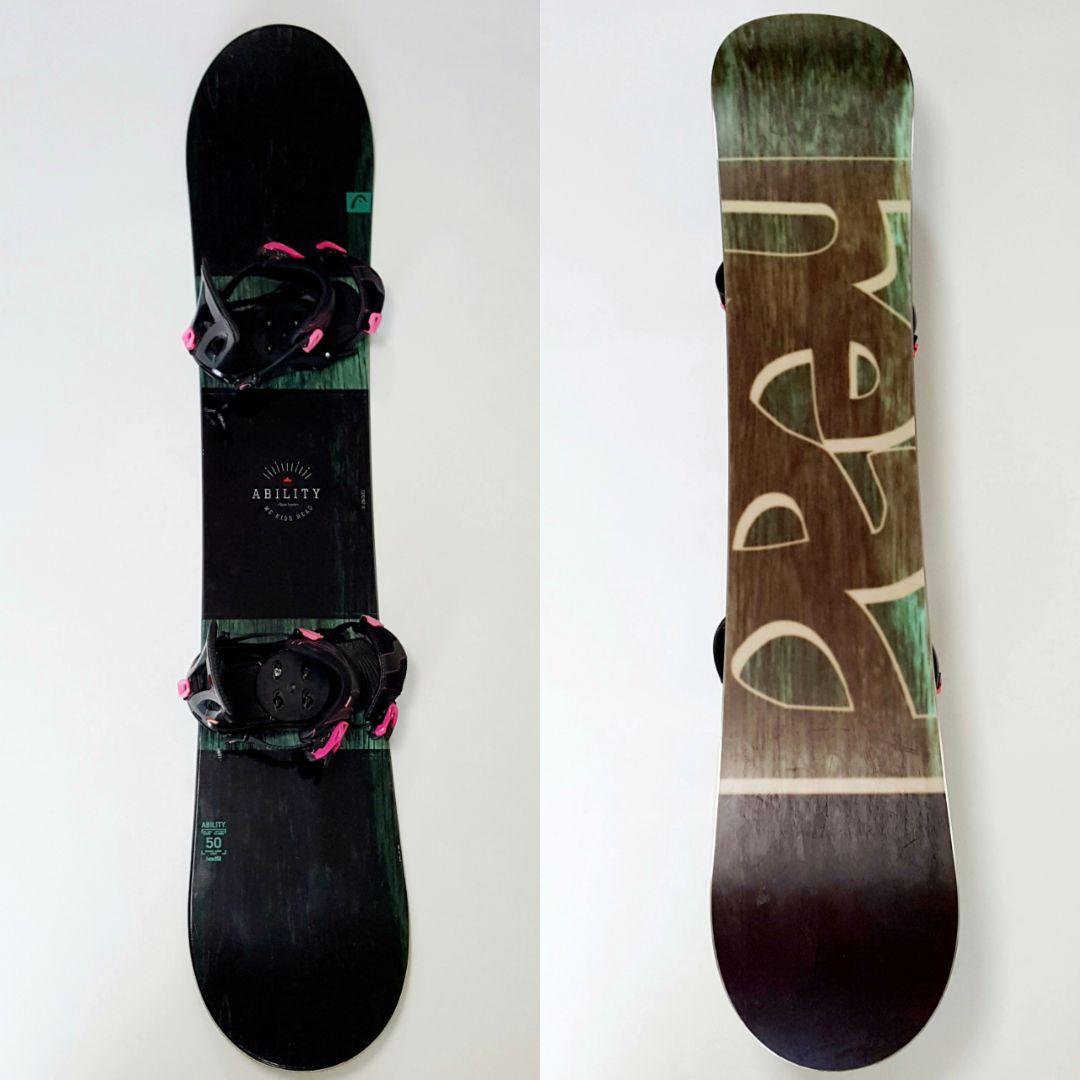 HEAD レディース 2点セット ボード ABILITY 150 × バイン