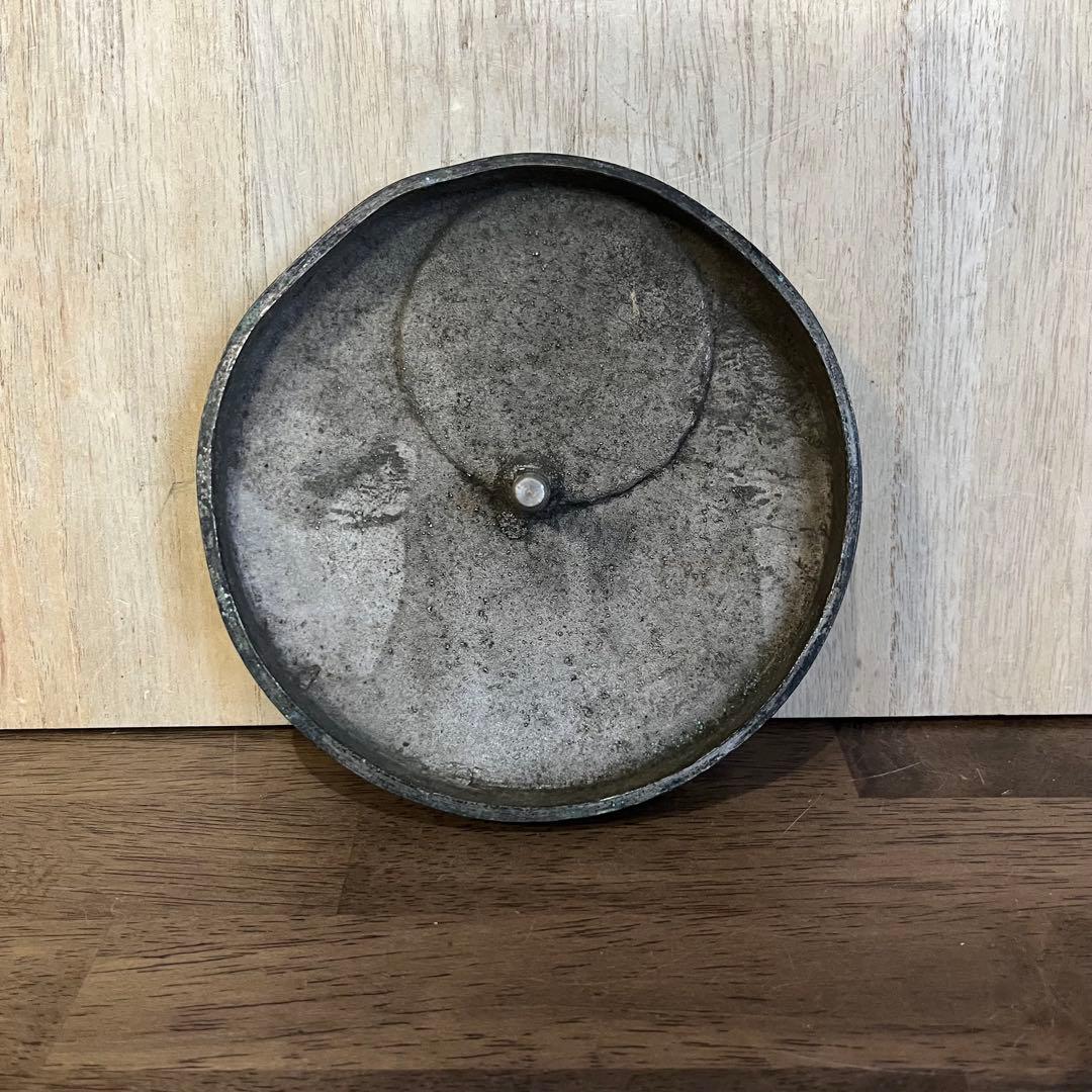 【アンティーク】「大日本東京大倉」 金属製 飾り物 ジャンクガーデン 古道具