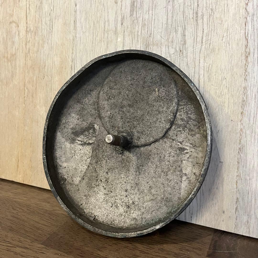 【アンティーク】「大日本東京大倉」 金属製 飾り物 ジャンクガーデン 古道具