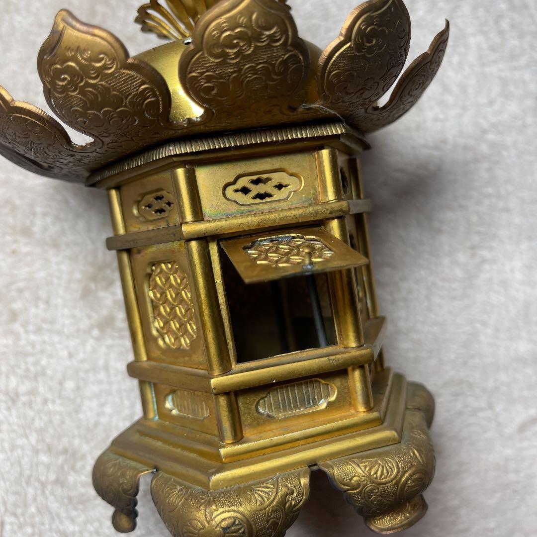 仏具 金灯篭 2台
