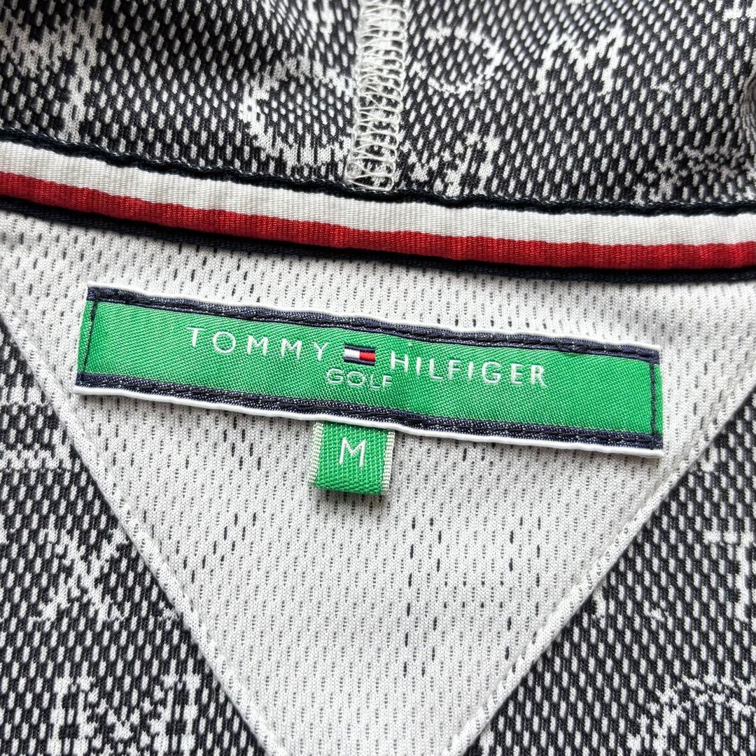   GOLF 総柄メッシュ ダブルジップパーカー M