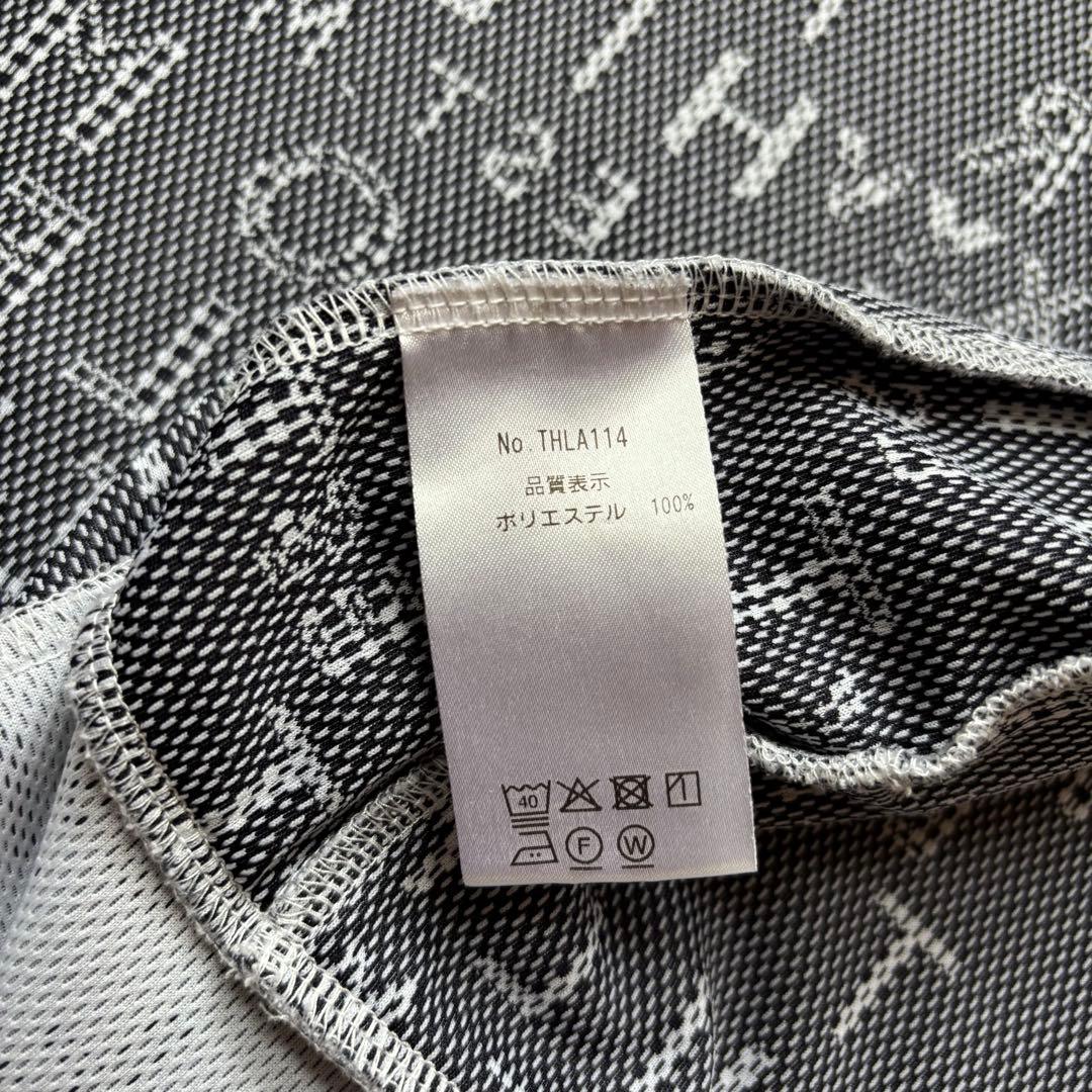   GOLF 総柄メッシュ ダブルジップパーカー M