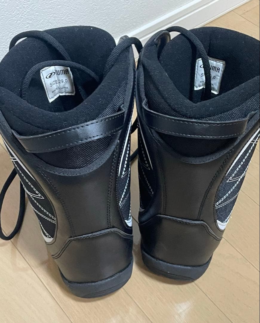 【使用1回美品】ZUMA ツマ　スノーボードブーツ 29cm ブラック 美品