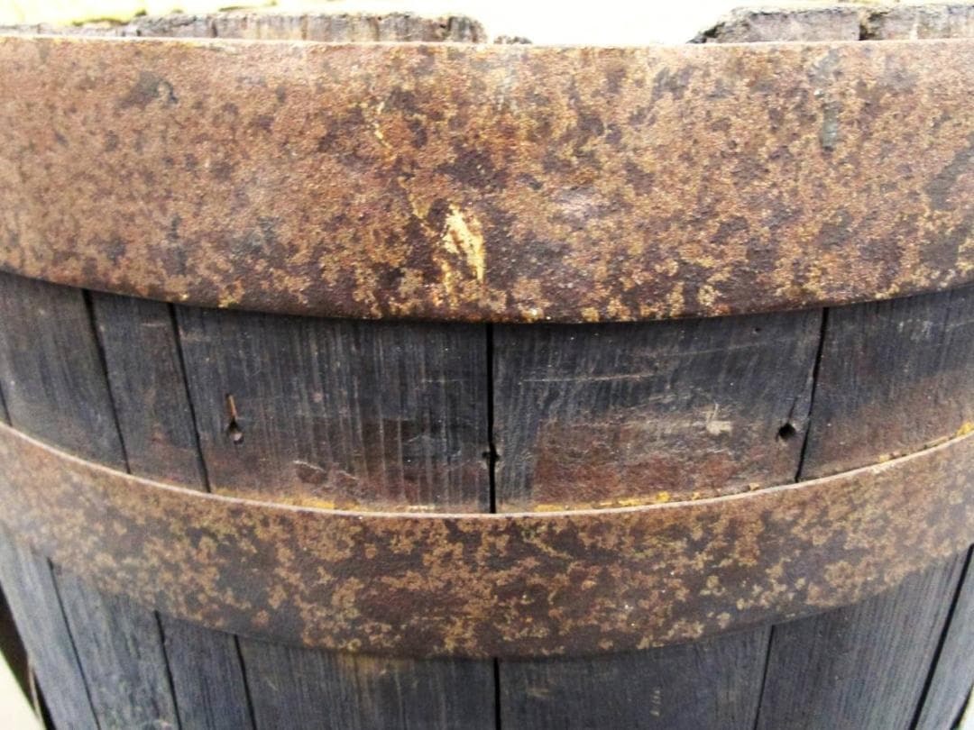 y0205-1 サントリー山崎工場 ウイスキー樽　1953年 　高さ87cm