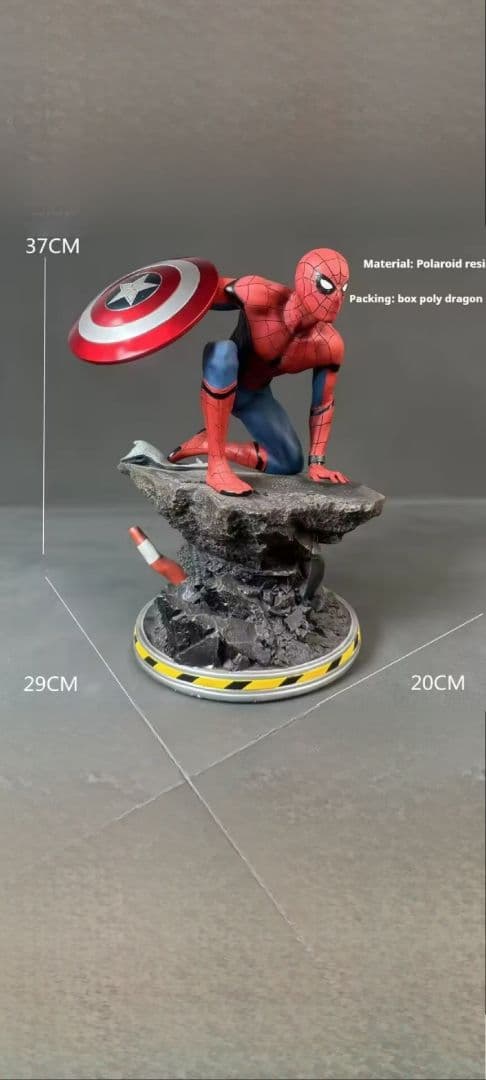 新品最安 スパイダーマン 盾 キャプテン・アメリカ フィギュア アベンジャーズ
