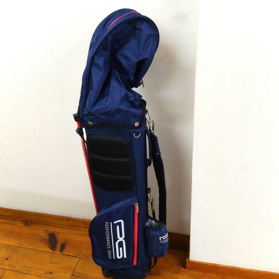 最安値【お早めにどうぞ】PG 【美品】パフォーマンスギアキャディバッグ ネイビー