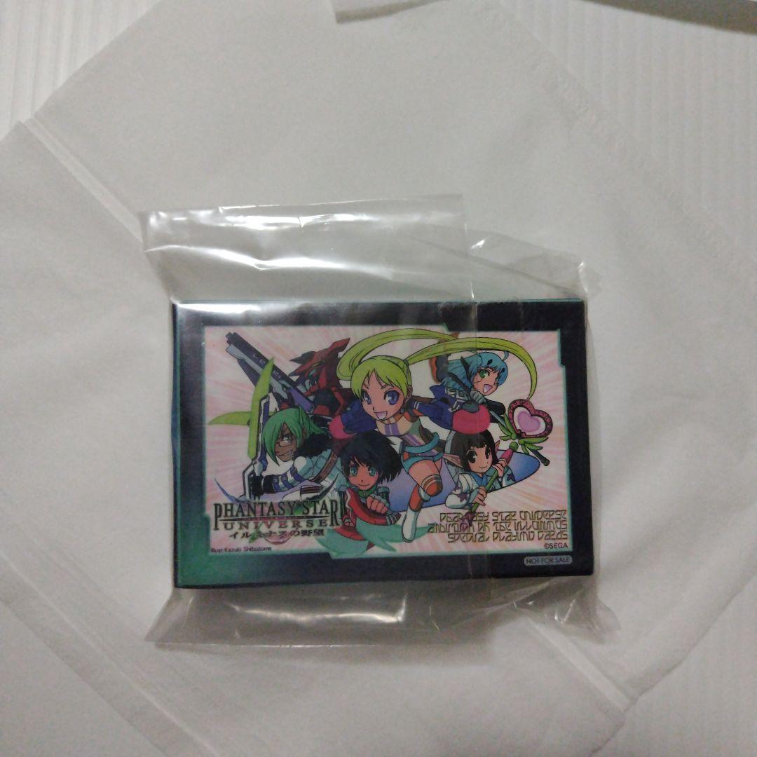 ファンタシースター ユニバース 　イルミナスの野望　非売品トランプ