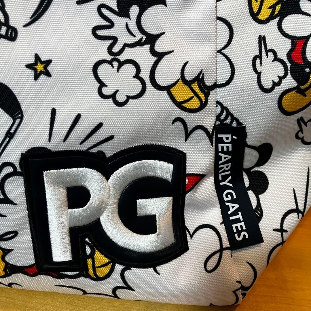 【新品】パーリーゲイツ ミッキー コラボ ロッカーバッグ 総柄 トートバッグ