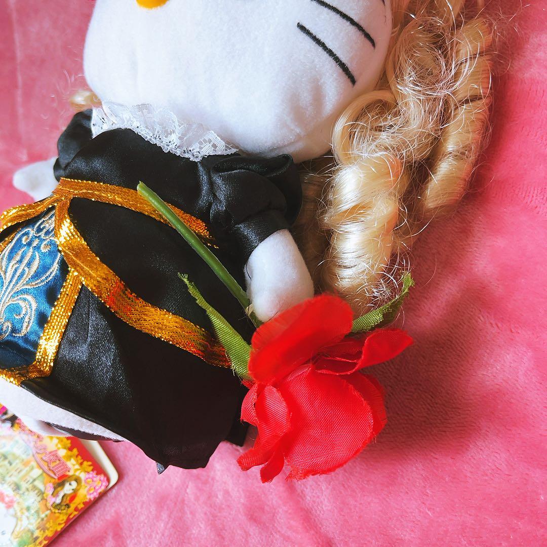 希少レア　ハローキティ　ガラスの仮面　コラボぬいぐるみ　2006 サンリオ