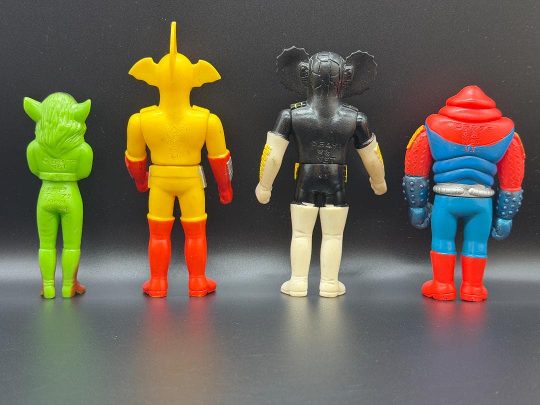 当時物 アクマイザー3 ソフビ 4体 ザビタン・ガブラ・イビル・ダルニヤ美品