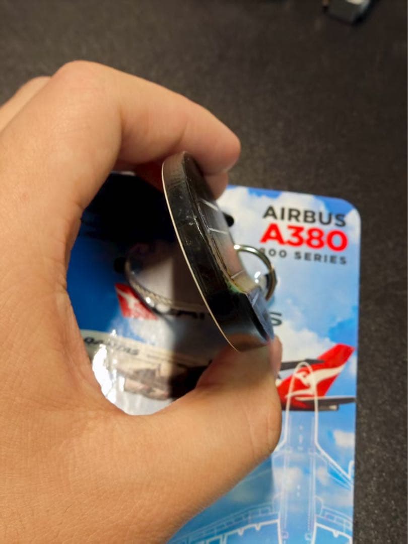 Qantas Planetags A380-842 分厚い