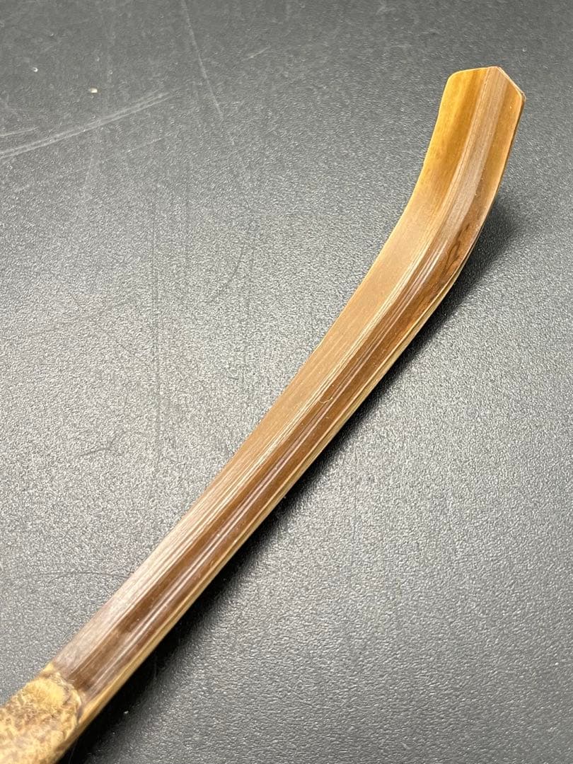 c330 茶杓　銘　おぼろ月　井口海仙　茶道具　共箱