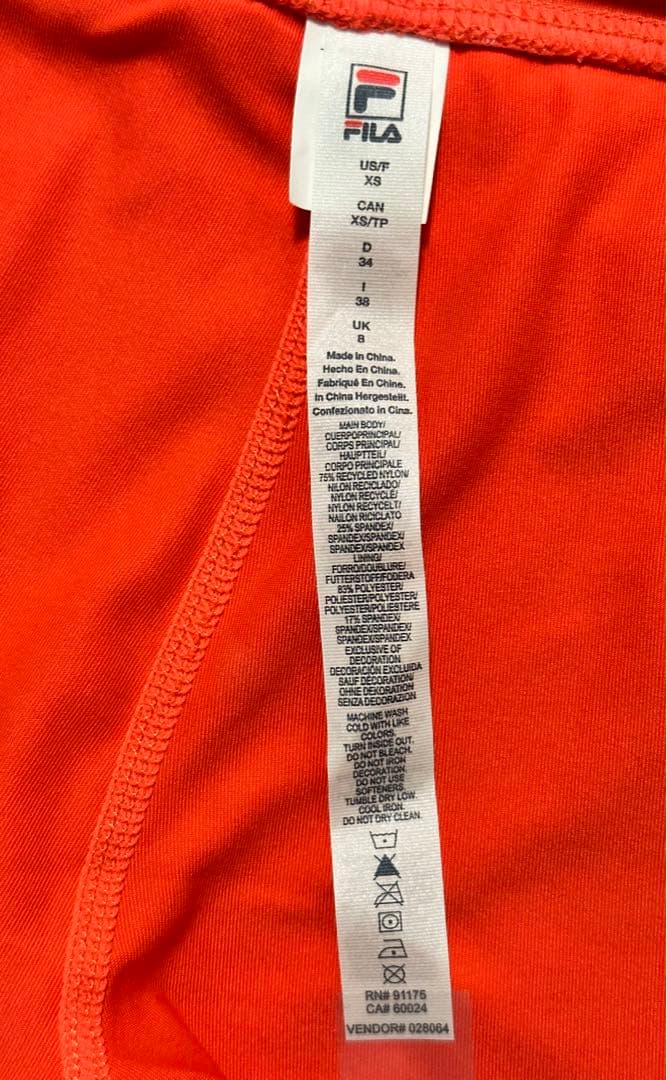 フィラ　ワンピース　テニスウェア