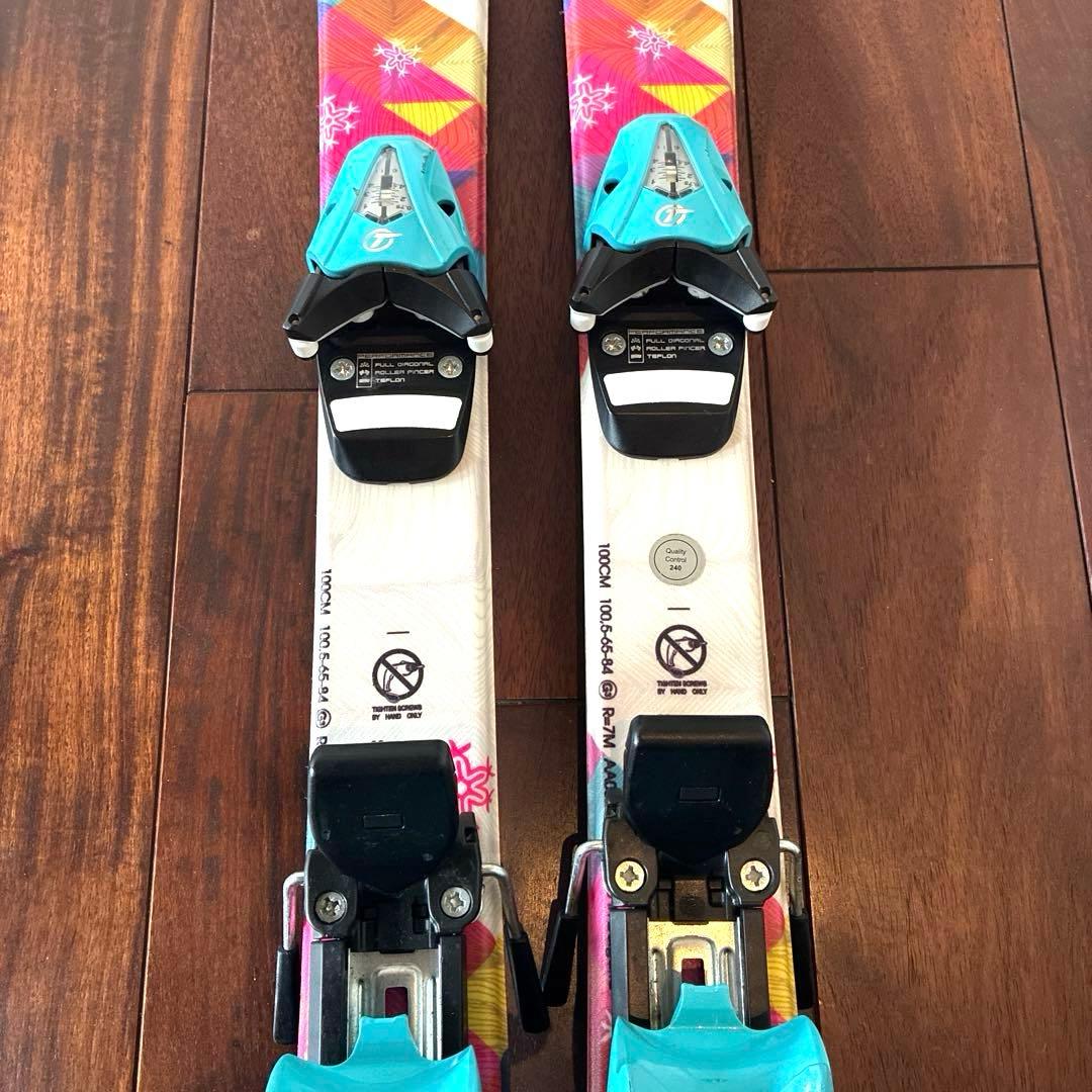 【美品】Atomic スキー 100CM バインディング付き　メンテナンス済み