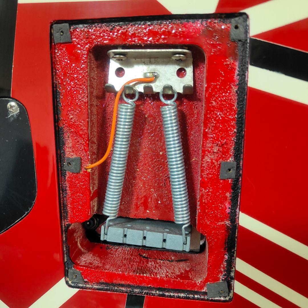 EVHタイプ フランケン仕様 ギター ノーブランド MUSIC MANバッグ付き