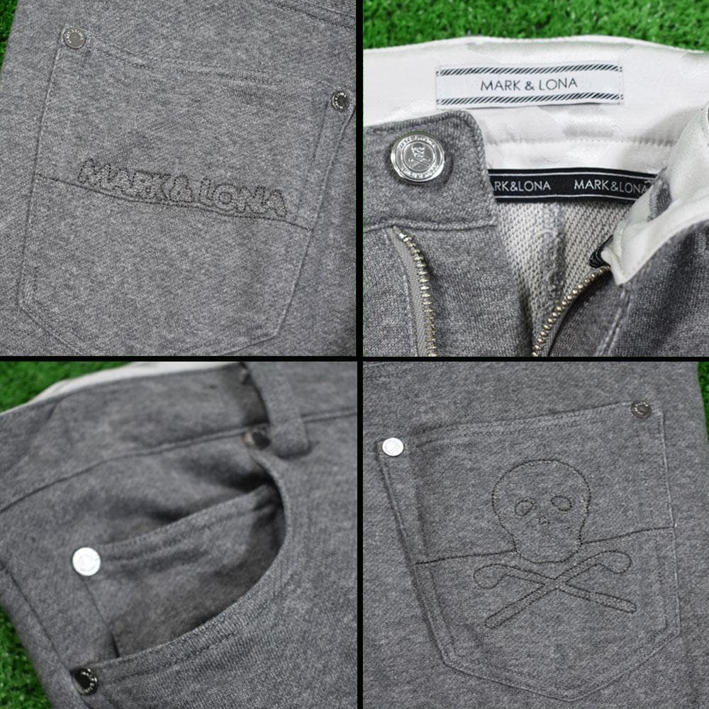 MARK&LONA ゴルフ スウェットパンツ【ライトグレー/M】美品！