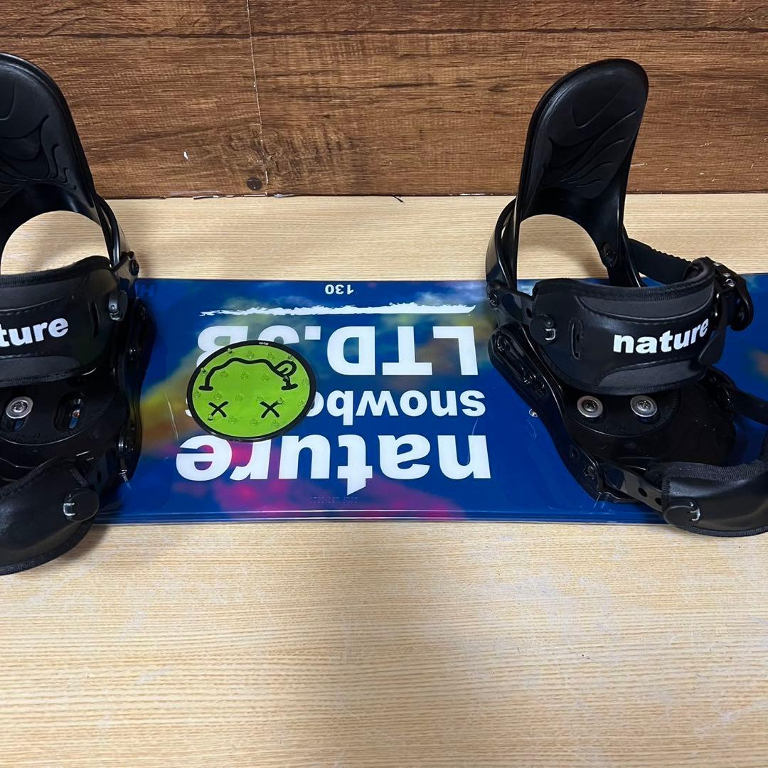 美品　nature ネイチャー スノーボード キッズ　ジュニア　3点 120cm