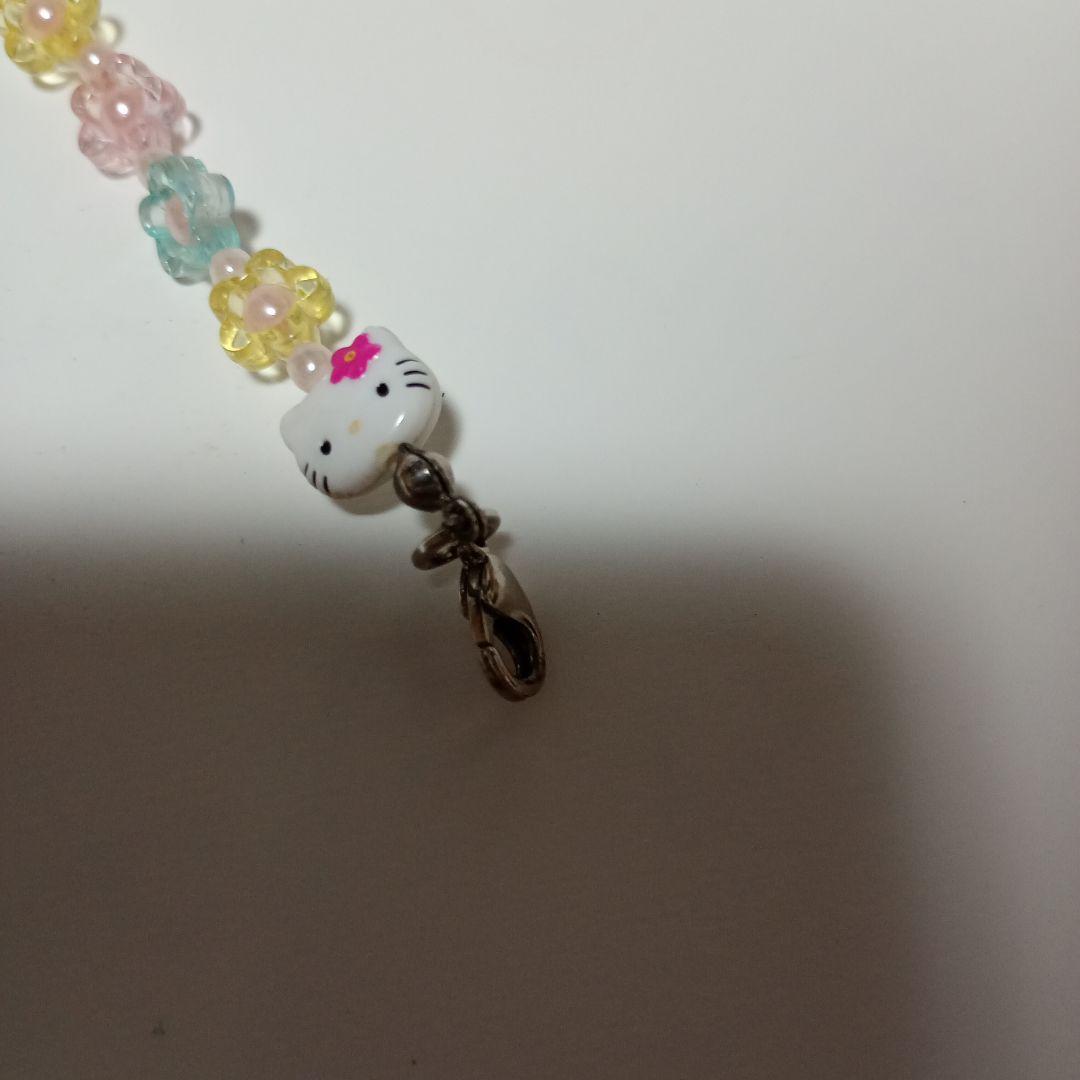 激レア　入手困難キティちゃん フラワーデザイン ストラップ