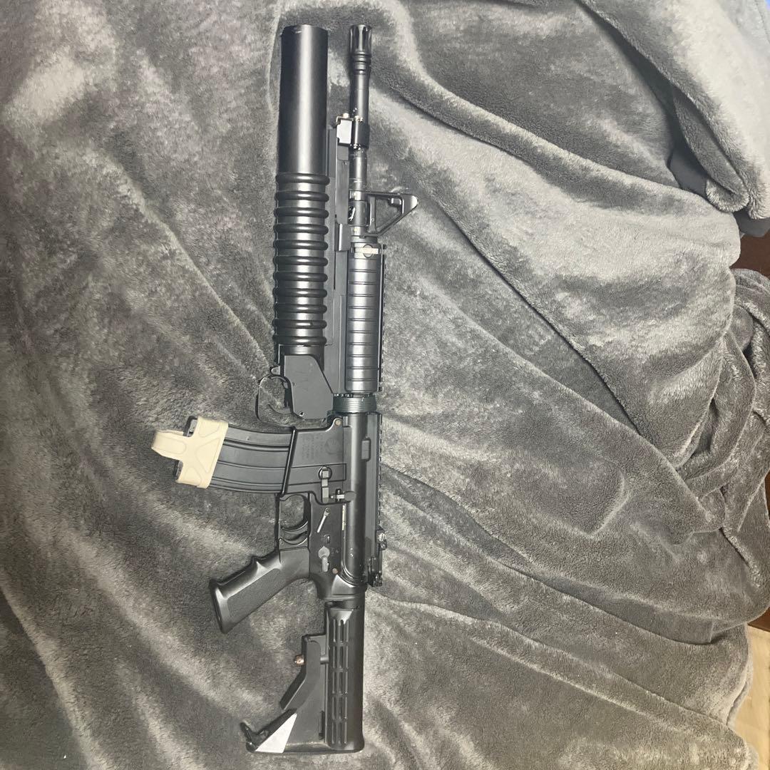 フルメタルM4ガスブロガスグレーネードランチャーセット