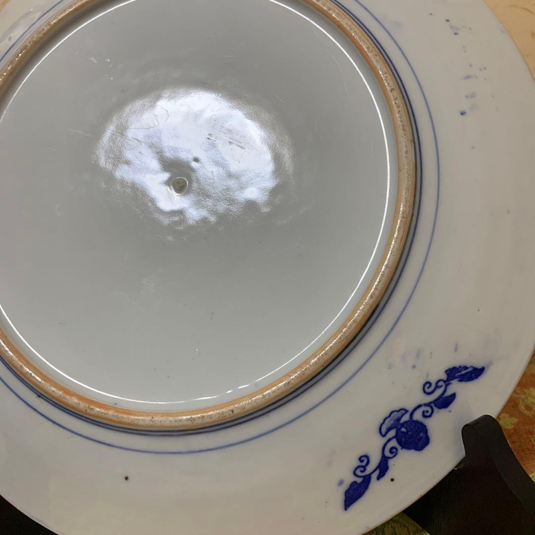 古伊万里　いげ皿　31.5cm