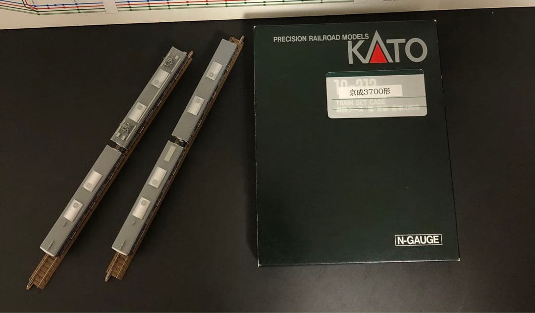管理番号1593 京成3700形Nゲージ塗装済キット 素人組立品4両