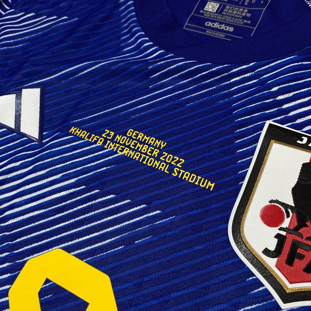 【正規品】日本代表 2022 堂安律 ホームオーセンティックジャパンL