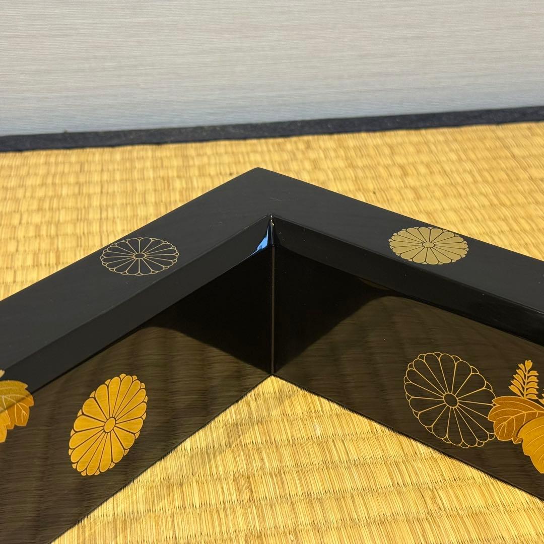 村田宗覚 高台寺蒔絵 炉縁 共箱 茶道具