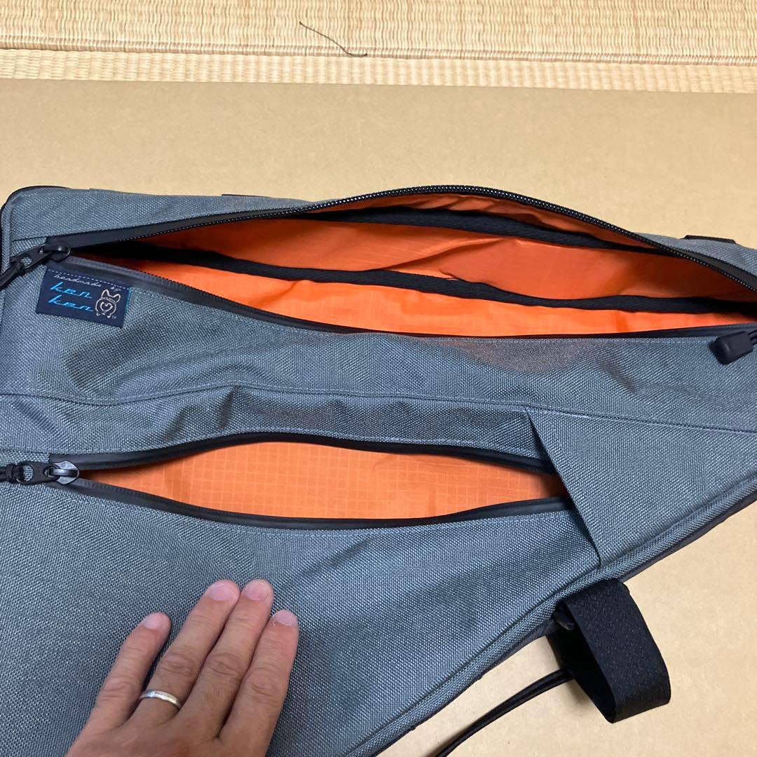 sbnskハンドメイドフレームバッグ＋ステムポーチ×2